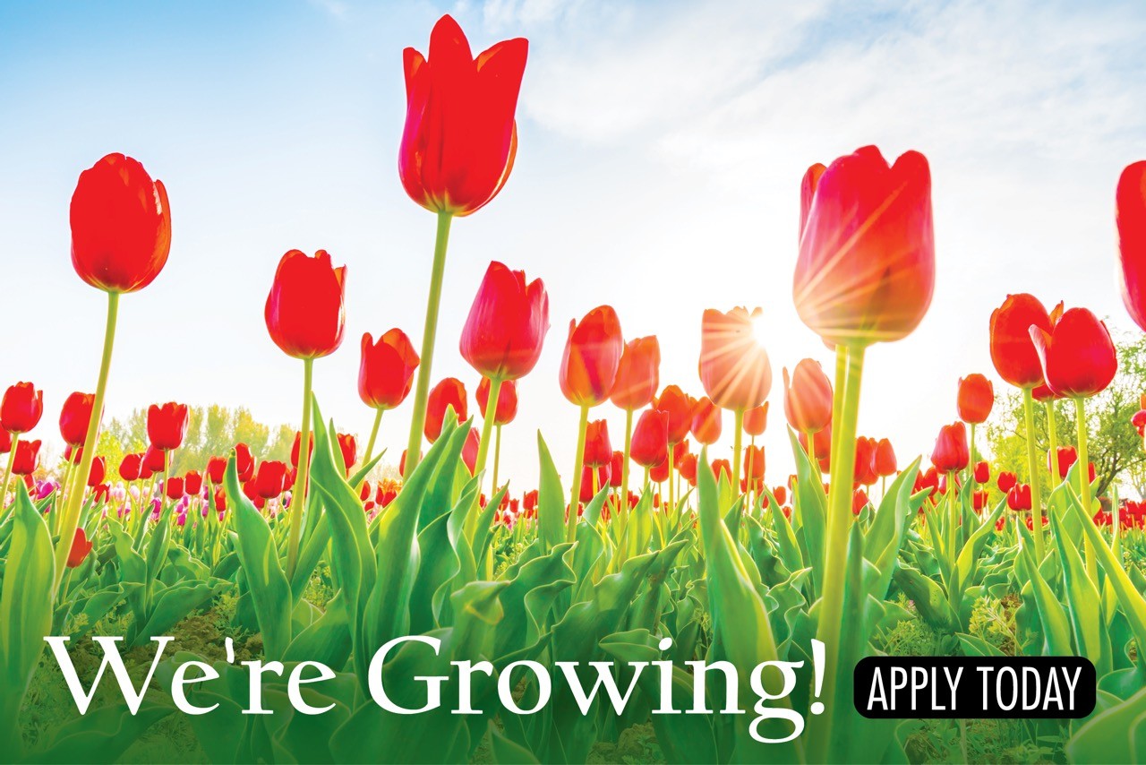 We're growing! Apply today!