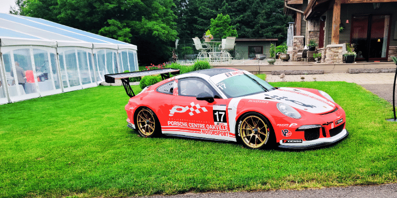 Porsche 911 champion race car at the 2026 Stars Gala