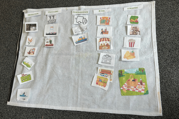 Learning about food systems in Grounded & Growing program